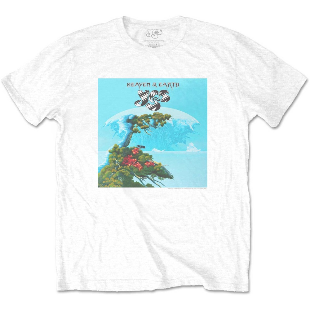Yes - Heaven & Earth Heren Tshirt - Wit